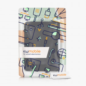 Husa pentru Kindle Paperwhite 7, Textil, Negru, kwmobile, 49487.01 - Img 7