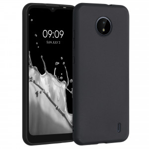 Husa pentru Nokia C20 / C10, Silicon, Negru, 54848.01 - Img 1