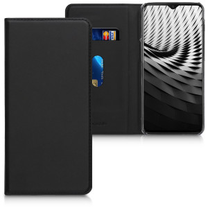 Husa pentru OnePlus 6T, Piele ecologica, Negru, 46320.01 - Img 1