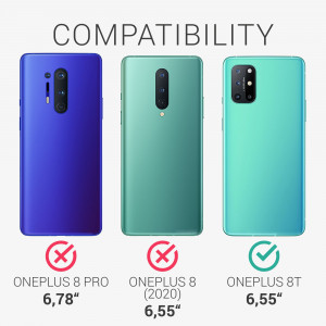 Husa pentru OnePlus 8T, Silicon, Albastru, 53683.228, kwmobile - Img 5