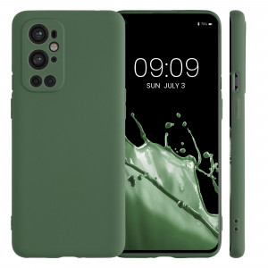 Husa pentru OnePlus 9 Pro, Silicon, Verde, 54427.80 - Img 2