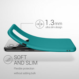 Husa pentru OnePlus 9, Silicon, Verde, 55726.57, kwmobile - Img 3