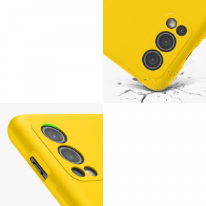 Husa pentru OnePlus Nord 2 5G, Silicon, Galben, 56070.165, kwmobile - Img 8
