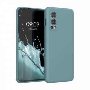 Husa pentru OnePlus Nord 2 5G, Silicon, Verde, 56070.206, kwmobile - Img 1