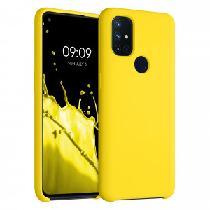 Husa pentru OnePlus Nord N10 5G, Silicon, Galben, 53890.165 - Img 1