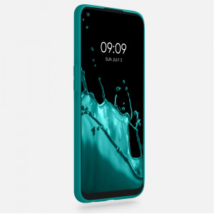 Husa pentru OnePlus Nord N100, Silicon, Verde, 53823.78 - Img 3