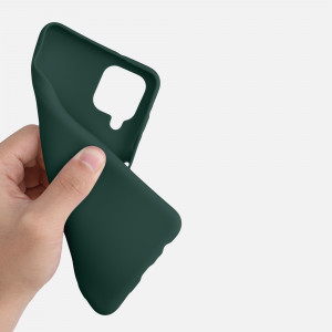 Husa pentru Samsung Galaxy A12, Silicon, Verde, 54048.169 - Img 7