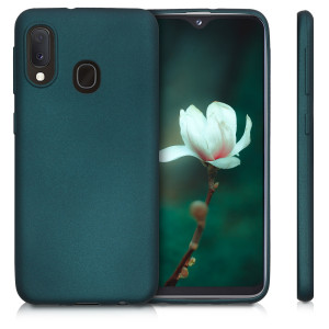 Husa pentru Samsung Galaxy A20e, Silicon, Verde, 48739.14 - Img 2