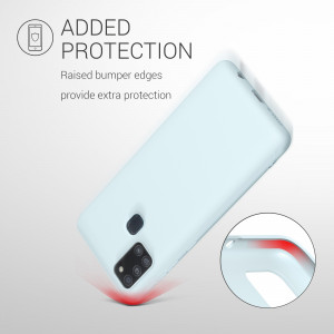 Husa pentru Samsung Galaxy A21s, Silicon, Albastru, 52494.177 - Img 7