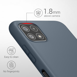Husa pentru Samsung Galaxy A22 5G, Silicon, Albastru, 55245.202, kwmobile - Img 4