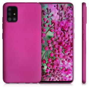 Husa pentru Samsung Galaxy A51, Silicon, Roz, 51201.65 - Img 2