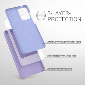 Husa pentru Samsung Galaxy A52 / Galaxy A52 5G / Galaxy A52s 5G, Silicon, Mov, 54347.222 - Img 3