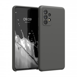 Husa pentru Samsung Galaxy A52 / Galaxy A52 5G / Galaxy A52s 5G, Silicon, Gri, 54347.47, kwmobile - Img 1