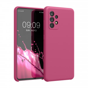 Husa pentru Samsung Galaxy A52 / Galaxy A52 5G / Galaxy A52s 5G, Silicon, Roz, 54347.213, kwmobile - Img 1