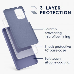 Husa pentru Samsung Galaxy A52 / Galaxy A52 5G / Galaxy A52s 5G, Silicon, Albastru, 54347.130, kwmobile - Img 3