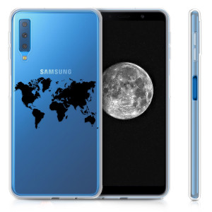 Husa pentru Samsung Galaxy A7 (2018), Silicon, Negru, 46430.02 - Img 2