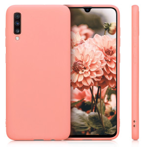 Husa pentru Samsung Galaxy A70, Silicon, Rose Gold, 48427.56 - Img 2