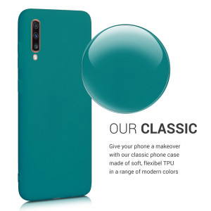 Husa pentru Samsung Galaxy A70, Silicon, Verde, 48427.57 - Img 4
