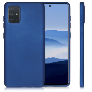 Husa pentru Samsung Galaxy A71, Silicon, Albastru, 51213.64 - Img 2