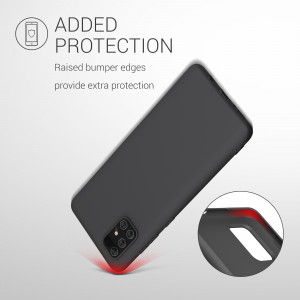 Husa pentru Samsung Galaxy A71, Silicon, Negru, 51208.47 - Img 7