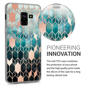 Husa pentru Samsung Galaxy A8 (2018), Silicon, Multicolor, 45465.02 - Img 4