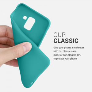 Husa pentru Samsung Galaxy J6, Silicon, Verde, 45796.57 - Img 4