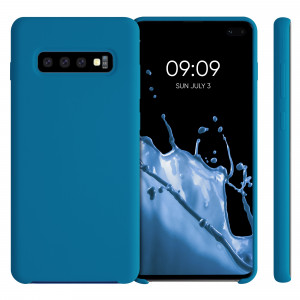 Husa pentru Samsung Galaxy S10 Plus, Silicon, Albastru, 49028.224 - Img 2