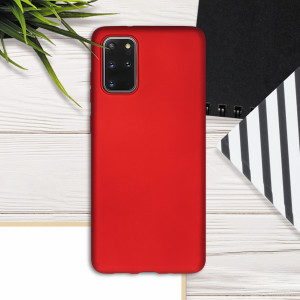 Husa pentru Samsung Galaxy S20 Plus, Silicon, Rosu, 51220.36 - Img 3