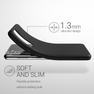 Husa pentru Samsung Galaxy S21, Silicon, Negru, 54055.47 - Img 3