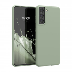 Husa pentru Samsung Galaxy S21, Silicon, Verde, 54055.172 - Img 1