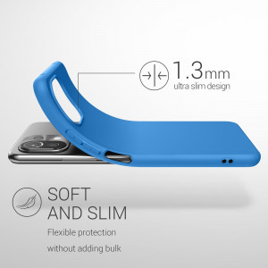 Husa pentru Xiaomi Mi 11 Lite 5G, Silicon, Albastru, 54726.157 - Img 3