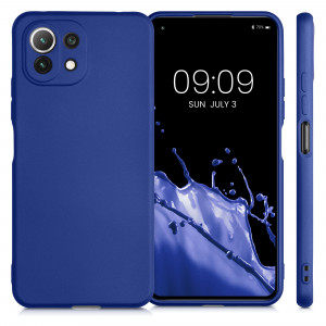 Husa pentru Xiaomi Mi 11 Lite 5G, Silicon, Albastru, 54727.64 - Img 2