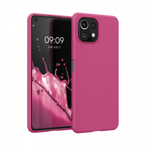 Husa pentru Xiaomi Mi 11 Lite 5G, Silicon, Roz, 54726.213, kwmobile - Img 1