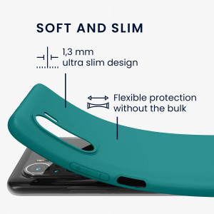 Husa pentru Xiaomi Mi 11i / Poco F3, Silicon, Verde, 57026.57, kwmobile - Img 3