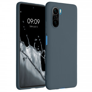 Husa pentru Xiaomi Poco F3, Silicon, Gri, 54657.202 - Img 1