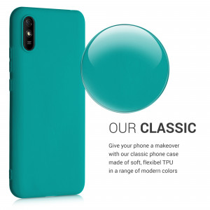 Husa pentru Xiaomi Redmi 9A, Silicon, Verde, 52847.57 - Img 4