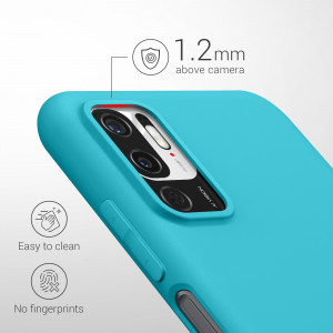 Husa pentru Xiaomi Redmi Note 10 5G, Silicon, Albastru, 54947.223, kwmobile - Img 4