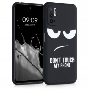 Husa pentru Xiaomi Redmi Note 10 5G, Silicon, Negru, 56053.01, kwmobile - Img 1