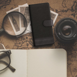Husa pentru Xiaomi Redmi Note 10 / Redmi Note 10S, Textil, Negru, 56898.73, kwmobile - Img 3