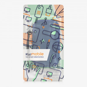 Husa Universala Kwmobile marime M - 5,5 inch, Neopren, Albastru, 46188.2.116 - Img 7