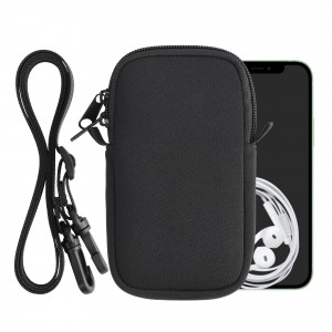Husa Universala Kwmobile marime M - 5,5 inch, Neopren, Negru, 58700.2.01 - Img 2