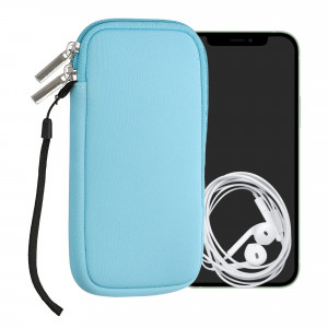 Husa Universala Kwmobile marime XXL - 7 inch, Neopren, Albastru, 46188.5.23 - Img 1