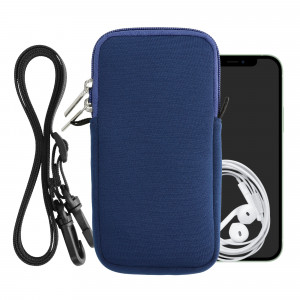 Husa Universala Kwmobile marime XXL - 7 inch, Neopren, Albastru, 58700.5.17 - Img 2