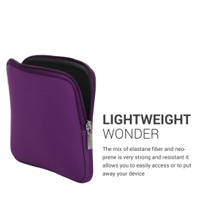 Husa Universala Kwmobile pentru eBook Reader de 7 inch, Violet, Neopren, KWM0000151W012C - Img 3