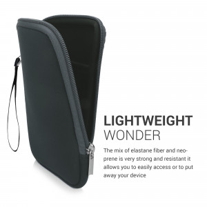 Husa universala pentru eBook reader, Textil, Gri, 50334.22 - Img 4