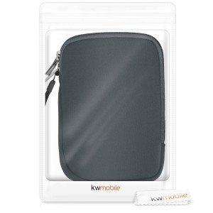 Husa universala pentru eBook reader, Textil, Gri, 50334.22 - Img 7