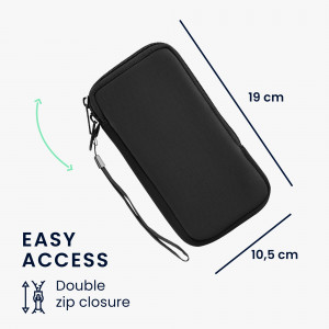 Husa universala pentru telefon, XL - 6.8", Neopren, Negru, 46188.4.01 - Img 6