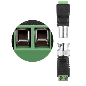 Set 10 Adaptoare conector BNC cu 5 x mascul 5 x femela, Kwmobile, Multicolor, Metal, 45685.01 - Img 3