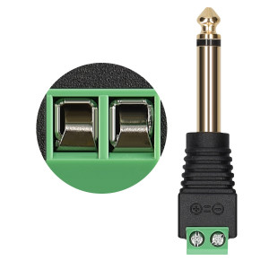 Set 2 Adaptoare audio/video cu 2 poli de 3,5 mm, Kwmobile, Negru/Verde, Metal, 45685.07 - Img 3