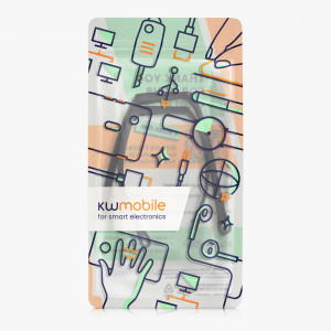 Set 2 curele kwmobile pentru Amazfit Band 7, Silicon, Negru/Albastru, 60111.01 - Img 7